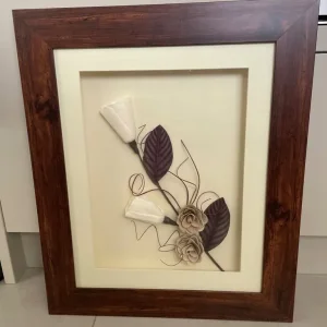 Artificial flowered pictures