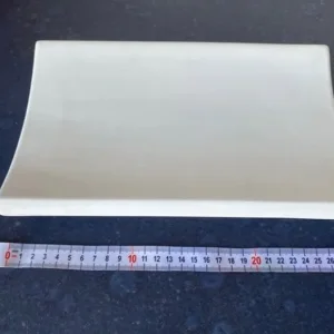 Patrizi white rectangular serving platter - Image 4
