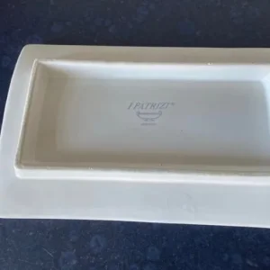 Patrizi white rectangular serving platter - Image 5