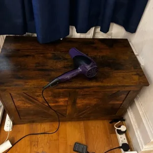 Wood storage bench - Image 2