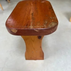 Pine Wooden Stool - Image 2