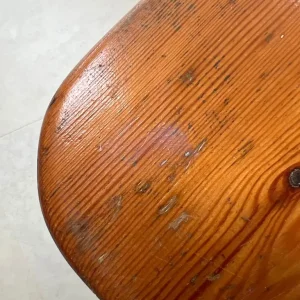 Pine Wooden Stool - Image 3