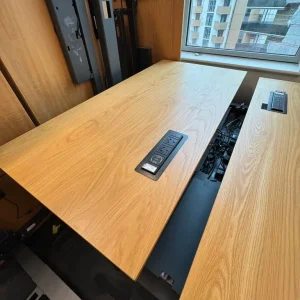 2-person ergonomic electric height adjustable sit-stand desk - Image 2