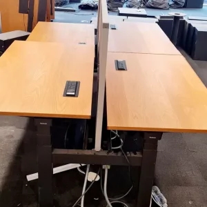 2-person ergonomic electric height adjustable sit-stand desk - Image 6