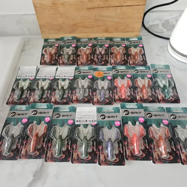 Fishing lures, 22 packs of sleeper craw style