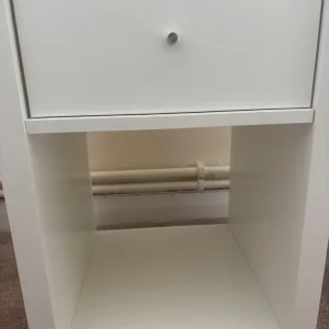 White Ikea Kallax Desk (with drawers) - Image 5