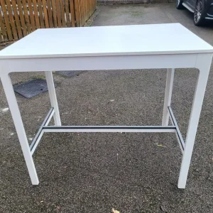 IKEA EKEDALEN White Bar Table (120cm) - Image 2