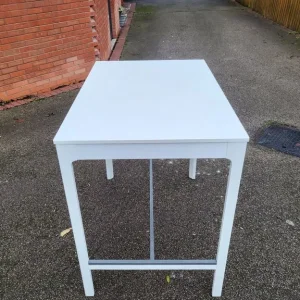 IKEA EKEDALEN White Bar Table (120cm) - Image 4