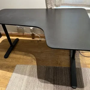 IKEA Bekant Black Corner Desk - Image 3