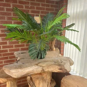 Large artificial fern plant