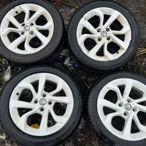 Vauxhall Corsa 16” white alloy wheels