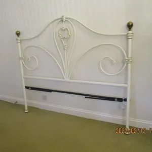 HEADBOARD, KING SIZE, CAST IRON - Image 2