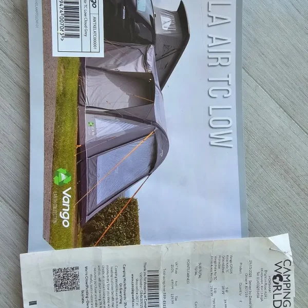 Campervan driveaway awning Kela air TC low