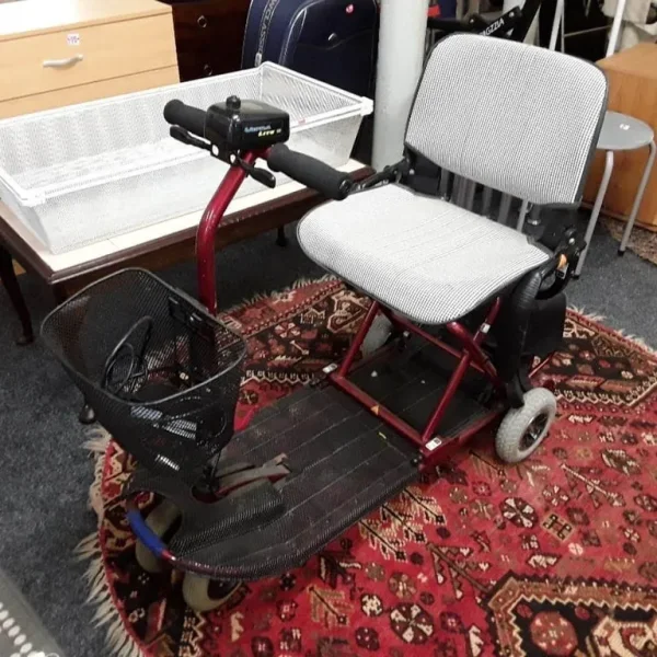 Ultra Lite Mobility Scooter – Works on Flat Ground, Needs Motor Fix
