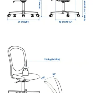 Beige office chair - Image 8
