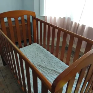 Wooden John Lewis Cot that turns into a toddler bed