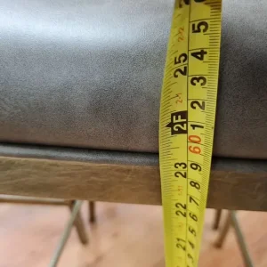 Leather and Metal Bar Stools - Image 3