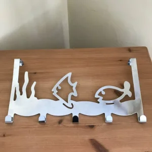 Bathroom fish hanging rack 16 inches wide (41 cms)