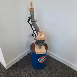 Handmade Upcycled Mercedes Turbo Manifold Lamp - Image 5