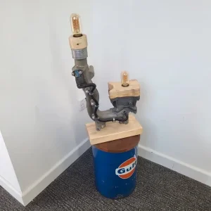 Handmade Upcycled Mercedes Turbo Manifold Lamp - Image 6