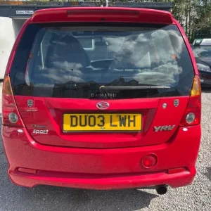 2003 Daihatsu YRV 1.3 5-door F-Speed Hatchback Petrol Automatic - Image 5