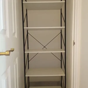 Sturdy shelving unit, as new condition