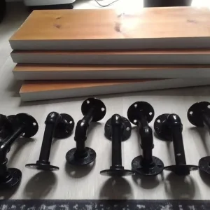 8 industrial type brackets
