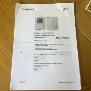 Siemens RDJ10RF Wireless Programmable Room Thermostat Only - Image 4