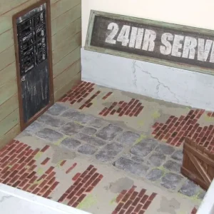 1/12 Dolls House Diorama Walking Dead Action Figures 12th Scale - Image 2