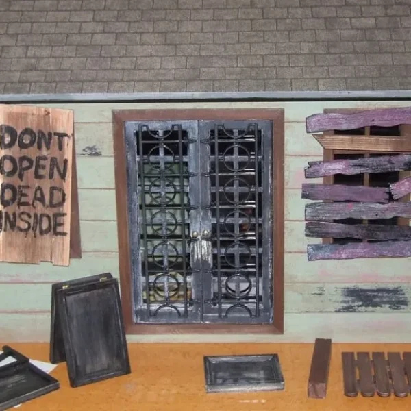 1/12 Dolls House Diorama Walking Dead Action Figures 12th Scale