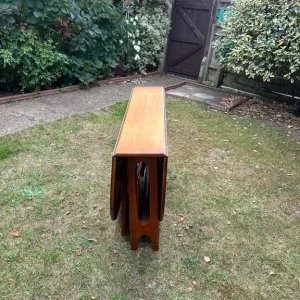 Jentique drop leaf dining table - Image 4