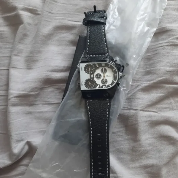 Mens glass dress watch brand new with box