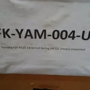 Yamaha YZF-R125 fairing set (16 of 21 pieces) unpainted