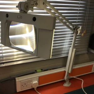 Luxo laboratory grade illuminated magnifier