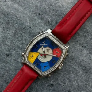 Jacob & Co 5 Time Zone Quasar Chronograph 3.25ct Diamond Watch - Image 3