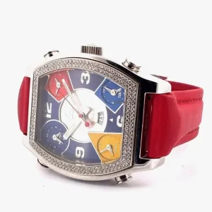 Jacob & Co 5 Time Zone Quasar Chronograph 3.25ct Diamond Watch - Image 4