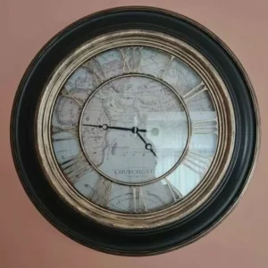 World Map Wall Clock