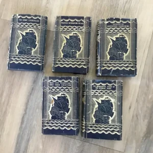 Set of 1930s books with dust covers