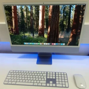 Blue Apple iMac 24-inch M1 2021