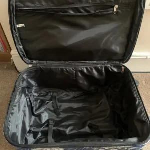 Blue and white flower suitcase - Image 5
