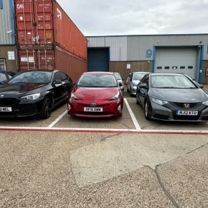 15-car storage space