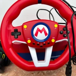 UNTESTED Mario Kart steering wheel and 4 PS2 buzz hand sets - Image 2