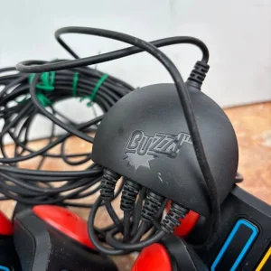 UNTESTED Mario Kart steering wheel and 4 PS2 buzz hand sets - Image 4