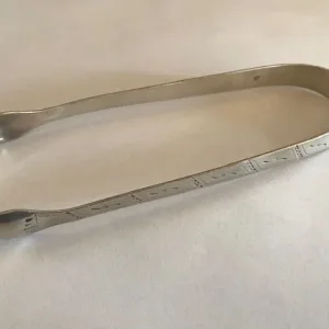 Antique Silver Sugar Tongs by Peter & Ann Bateman