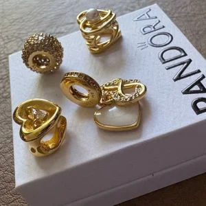Pandora ALE Gold Plated S925 4Pc Charms - Image 2