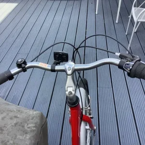 Dawes red feather step-through bike - Image 2