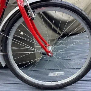 Dawes red feather step-through bike - Image 5