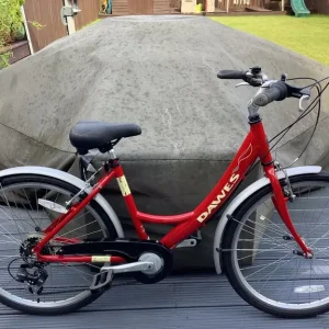 Dawes red feather step-through bike - Image 7