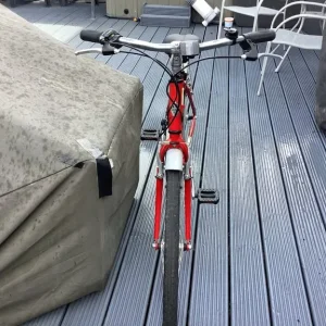 Dawes red feather step-through bike - Image 8