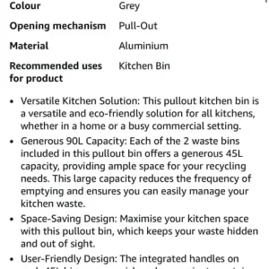 Kukoo pull out waste bin - Image 5